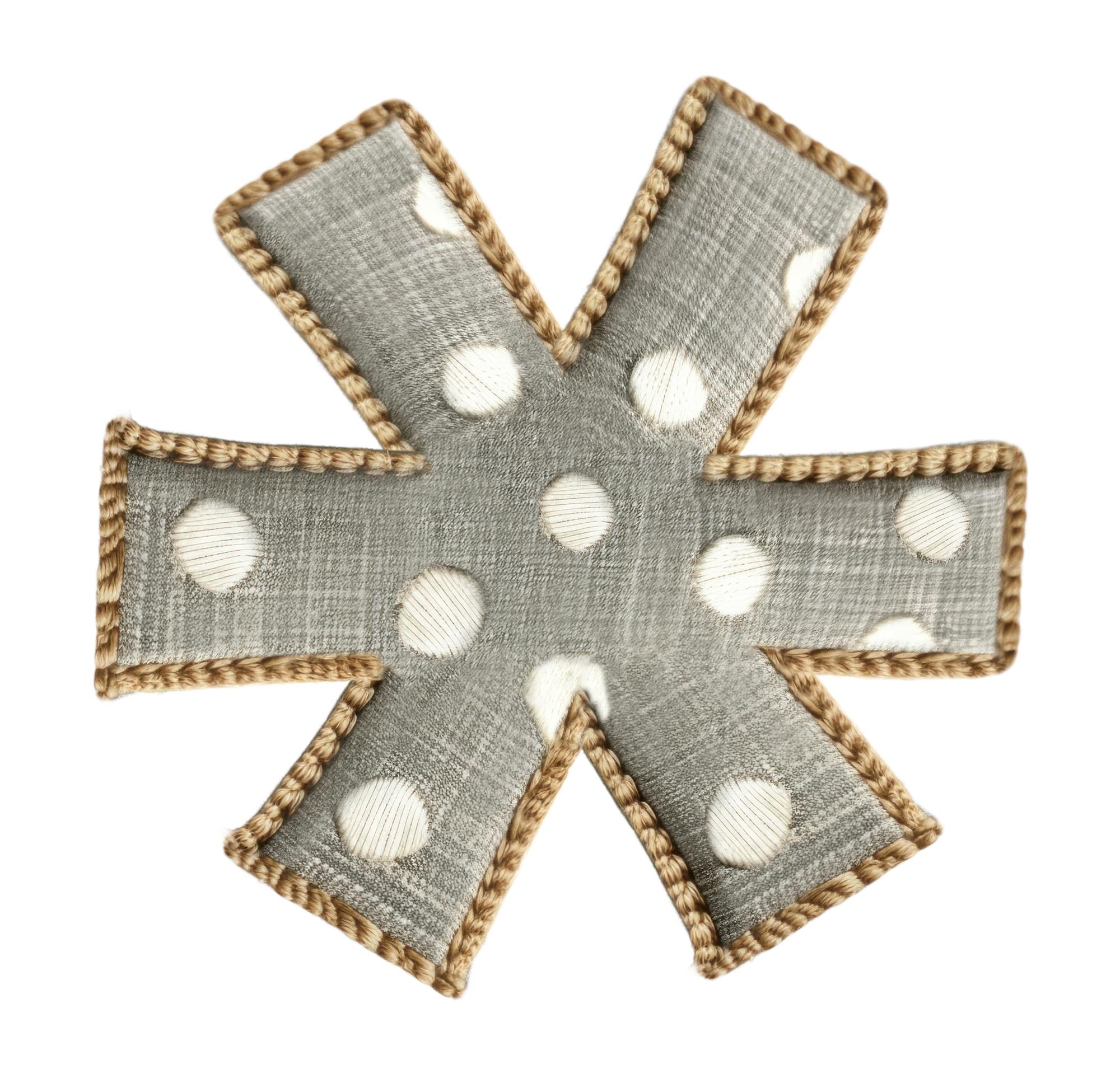 Embroidered patch collection